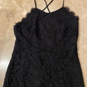 NEW Unique Lace Black Dress